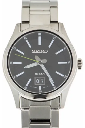Seiko Akcesoria, Mężczyzna, Czarny, ONE SIZE, Sportowy Zegarek Męski na Kwarc
