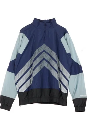 adidas Kurtki, Mężczyzna, Niebieski, L, Poliester, Lekka kurtka sportowa