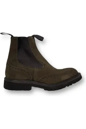 TRICKERS Buty, Mężczyzna, Zielony, 40 EU, Buty Wiejskie