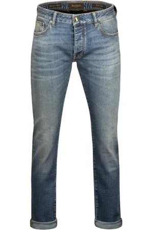 MOORER Jeansy, Mężczyzna, Niebieski, W38, Denim, Trousers