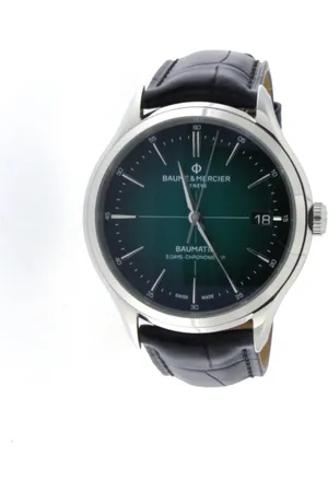 Baume et Mercier Akcesoria, Mężczyzna, Zielony, ONE SIZE, M0A10592 - Clifton Baumatic Zegarek