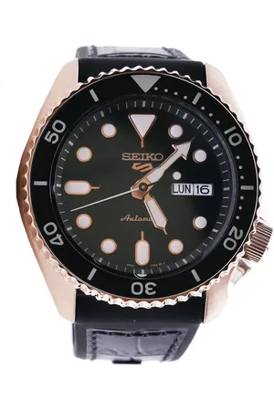 Seiko Akcesoria, Mężczyzna, Czarny, ONE SIZE, Sportowy Zegarek Automatyczny