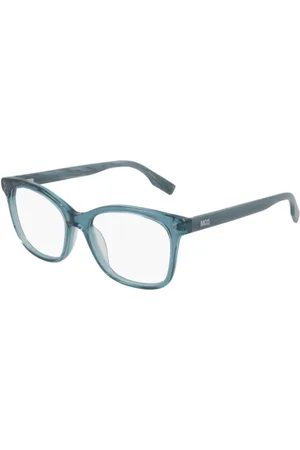 Alexander McQueen Akcesoria, Kobieta, Niebieski, ONE SIZE, MCQ Mq 0304 Junior Hyperlila Kwadratowa Oprawka
