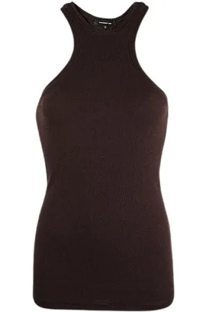 BARBARA BUI Koszulki, Kobieta, brązowy, L, Bawełna, Sportowy-Chic Top dla Kobiet