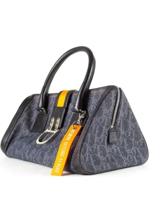 Dior Pre-owned, Kobieta, Szary, ONE SIZE, Używana Szara Torba Dior z Kanwy