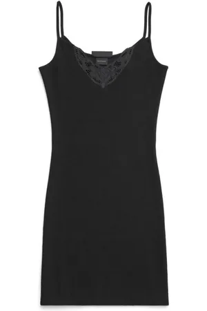 Balenciaga Sukienki, Kobieta, Czarny, M, Len, Sukienki