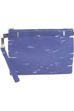 Balenciaga Pre-owned, Kobieta, Niebieski, ONE SIZE, Skóra, Pre-owned Leather clutches
