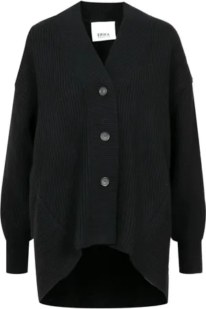 ERIKA CAVALLINI Swetry, Kobieta, Czarny, S, Czarny Sweter Semi-Couture
