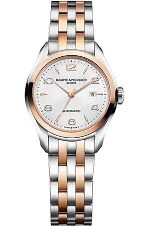 Baume et Mercier Akcesoria, Kobieta, Biały, ONE SIZE, Bicolor Clifton Automatyczny Zegarek Okrągły