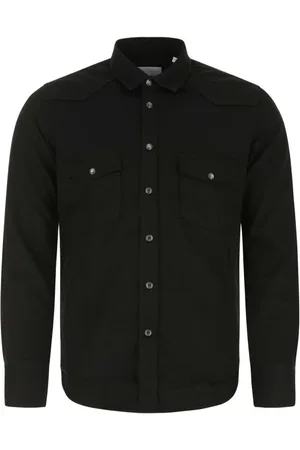 PT Torino Koszule, Mężczyzna, Czarny, M, Denim, Czarna koszula dżinsowa