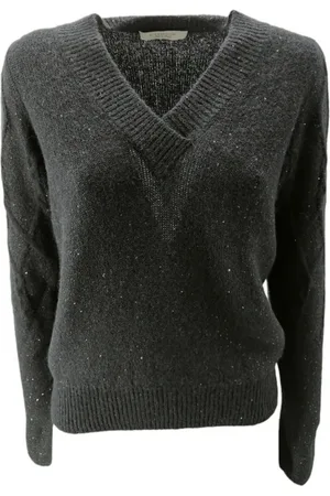 D.EXTERIOR Swetry, Kobieta, Czarny, L, Knitwearka w szyku V.