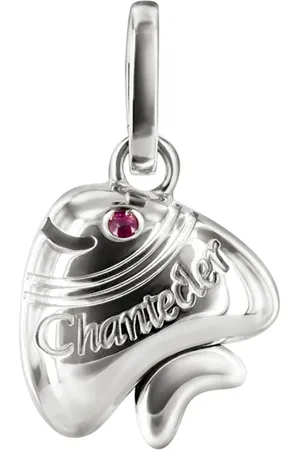 CHANTECLER Akcesoria, Kobieta, Biały, ONE SIZE, Duży Charm Rybka - Biały Złoty