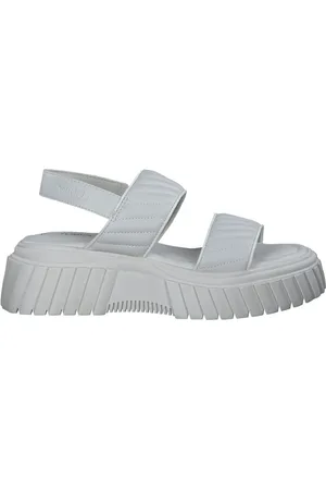 QS by s.Oliver Buty, Kobieta, Biały, 40 EU, Flat Sandals