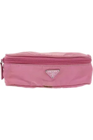 Prada Pre-owned, Kobieta, Różowy, ONE SIZE, Nylon, Pre-owned Fabric clutches