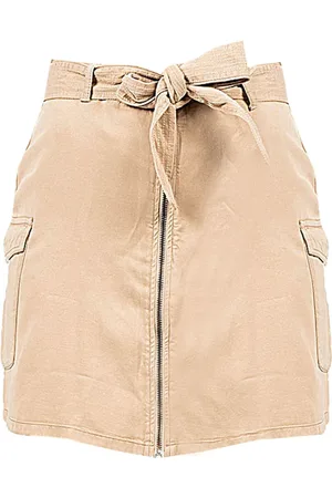 Pepe Jeans Spódnice, Kobieta, Beżowy, XS, Spódnica