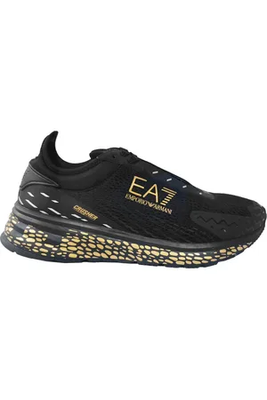 EA7 Buty, Mężczyzna, Czarny, 42 EU, Poliester, Crusher Distance Sneakers