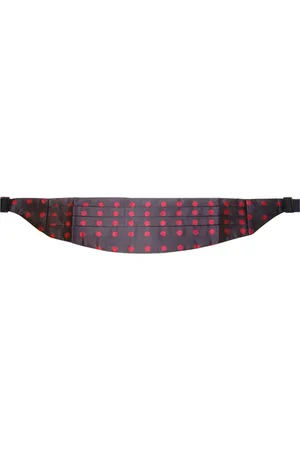 Dolce & Gabbana Akcesoria, Mężczyzna, Czarny, XS, Jedwabny Cummerbund z Logo