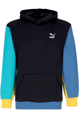 PUMA Bluzy, Mężczyzna, Czarny, L, Klasyczna bluza z kapturem