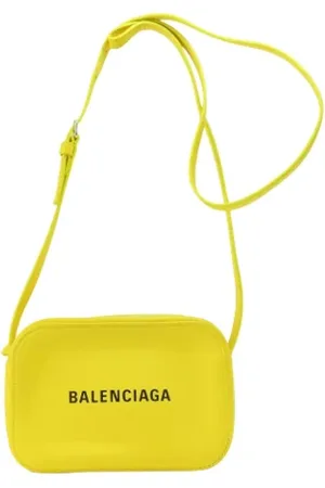 Balenciaga Pre-owned, Kobieta, Żółty, ONE SIZE, Len, Pre-owned Leather balenciaga-bags