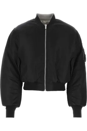VTMNTS Kurtki, Mężczyzna, Czarny, S, Nylon, Czarna nylonowa kurtka bombowa