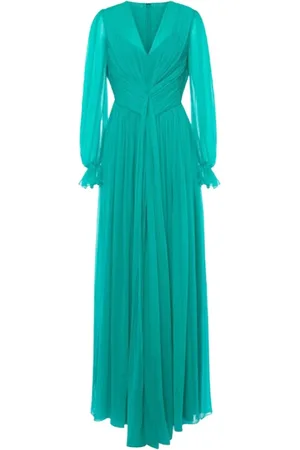 Alberta Ferretti Sukienki, Kobieta, Zielony, M, Suknia okolicznościowa
