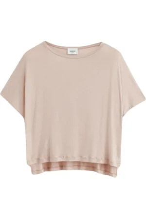 Dondup Koszulki, Kobieta, Różowy, S, Bawełna, Casual T-Shirt
