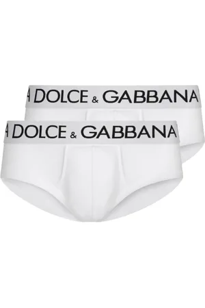 Dolce & Gabbana Bielizna, Mężczyzna, Biały, XL, Biała Slip Brando 2 Pack