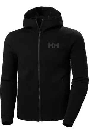 Helly Hansen Bluzy, Mężczyzna, Czarny, M, Wielofunkcyjna Lekka Kurtka Oceaniczna do Regat Żeglarskich