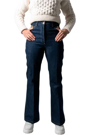 Patou Jeansy, Kobieta, Niebieski, L, Denim, Spodnie Flare z Denimu w Kolorze Rodeo