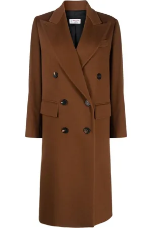 ALBERTO BIANI Płaszcze, Kobieta, Czerwony, S, Double-Breasted Coats