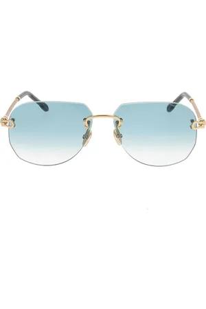 Fred Akcesoria, unisex, Żółty, ONE SIZE, Stylowe Okulary z Szerokością Soczewki 60mm