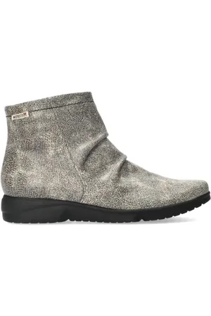 Mephisto Buty, Kobieta, Szary, 37 1/2 EU, Modny Rezia Botek z Zamkiem
