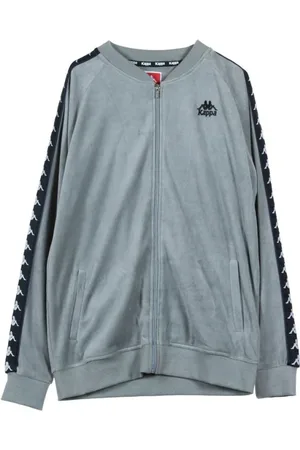 Kappa Bluzy, Mężczyzna, Szary, L, Bluza z zamkiem