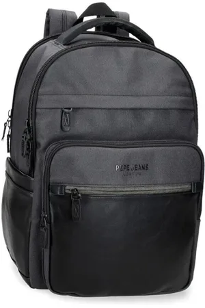 Pepe Jeans Torebki, unisex, Szary, ONE SIZE, Szara Plecak z Przegrodami na Laptopa i Tablet