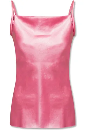 Nanushka Koszulki, Kobieta, Różowy, S, Nesa Satin Top