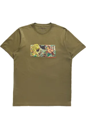 Maharishi Koszulki, Mężczyzna, Zielony, S, Koszulka Samurai Tiger