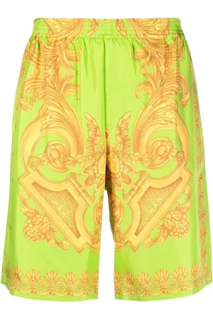VERSACE Szorty, Mężczyzna, Zielony, L, Spodenki casualowe