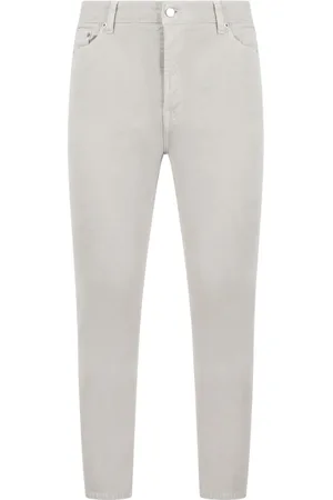 DEPARTMENT FIVE Spodnie, Mężczyzna, Biały, W35, Spodnie z sztruksu Slim Fit