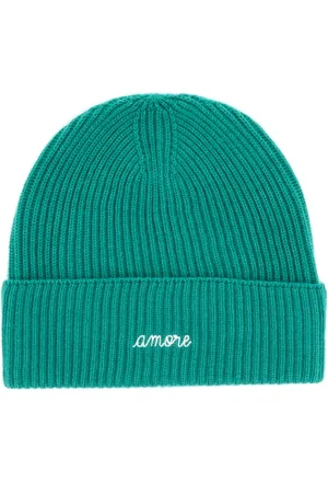 Maison Labiche Akcesoria, unisex, Zielony, ONE SIZE, Amore Vincennes Czapka bez daszka