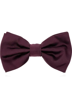 Dolce & Gabbana Akcesoria, Mężczyzna, Fioletowy, ONE SIZE, Jedwabna mucha