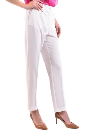 BLUMARINE Spodnie, Kobieta, Biały, S, Spodnie
