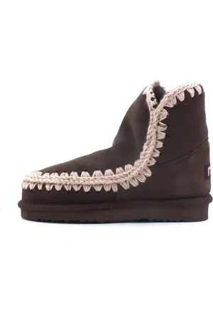 Mou Buty, Kobieta, brązowy, 37 EU, Wełna, Eskimo 18 - Wyrafinowane skórzane Buty