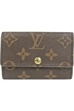 LOUIS VUITTON Pre-owned, unisex, brązowy, ONE SIZE, Używany Brązowy Portfel Louis Vuitton z Kanwy