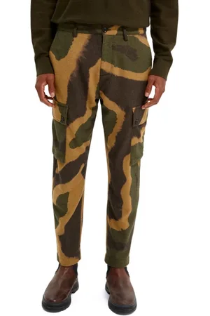 Scotch&Soda Spodnie, Mężczyzna, Zielony, W36, Spodnie Cargo Slim-Fit