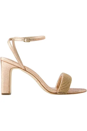 Loeffler Randall Buty, Kobieta, Beżowy, 37 EU, Zamsz, Sandały z Syntetycznej Skóry - Dune