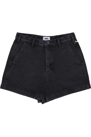 Obey Szorty, Kobieta, Czarny, W26, Denim, Denim Shorts