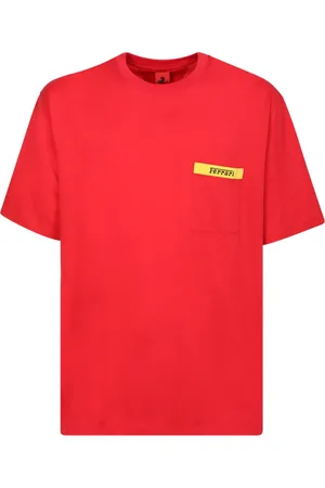 FERRARI Koszulki, Mężczyzna, Czerwony, S, T-Shirts