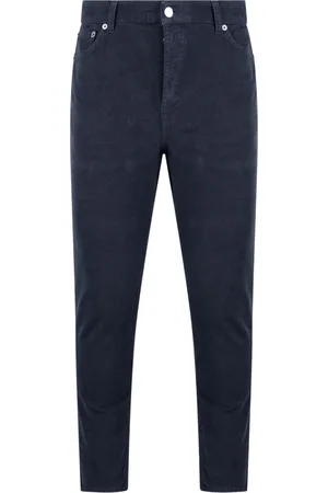 DEPARTMENT FIVE Spodnie, Mężczyzna, Niebieski, W30, Spodnie z sztruksu Slim Fit
