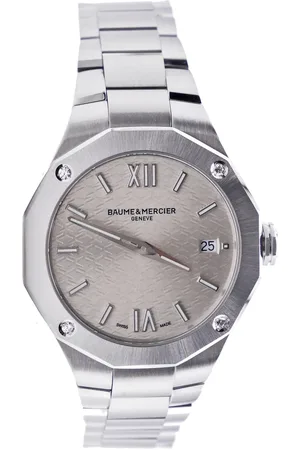 Baume et Mercier Akcesoria, Kobieta, Szary, ONE SIZE, Riviera 10614 Zegarek Kwarcowy