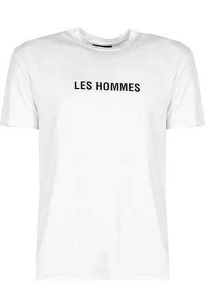 Les Hommes Koszulki, Mężczyzna, Biały, L, T-shirt
